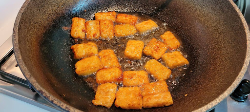 Tempeh with tomato sauce 4